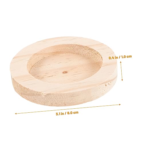 FUTUREORYY Hamster Futter und Wassernapf aus Holz Kleine Futterschale für Hamster Meerschweinchen und Chinchillas rutschfest Pflegeleicht Kompakte Robustes Naturmaterial FUTUREORYY Hamster Futter und Wassernapf aus Holz Kleine Futterschale für Hamster Meerschweinchen und Chinchillas rutschfest Pflegeleicht Kompakte Robustes Naturmaterial von FUTUREORYY