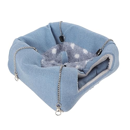 FUTUREORYY Hamster Hängematte Für Kleine Nager Bequeme Schlafhöhle Und Spielplatz Für Hamster Chinchillas Und Andere Kleintiere Robustes Weiches Material von FUTUREORYY