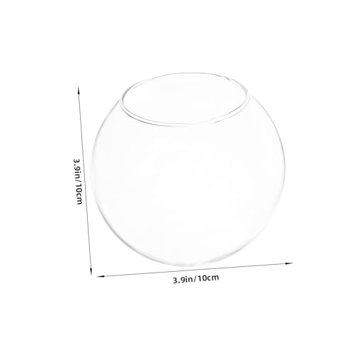 FUTUREORYY Hamster Haus Transparent Kleintier Schlafnest Kühlendes Haustierglashaus Øcm für Hamster Chinchilla Kleintiere von FUTUREORYY
