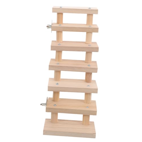 FUTUREORYY Hamster Holzleiter Kletterspielzeug Sicher Wiederverwendbar Für Hamster Degu Kleintiere Nager Käfig Zubehör Spaßiger Spielplatz Für Gesunde Zahnpflege Und Aktivität FUTUREORYY Hamster Holzleiter Kletterspielzeug Sicher Wiederverwendbar Für Hamster Degu Kleintiere Nager Käfig Zubehör Spaßiger Spielplatz Für Gesunde Zahnpflege Und Aktivität von FUTUREORYY