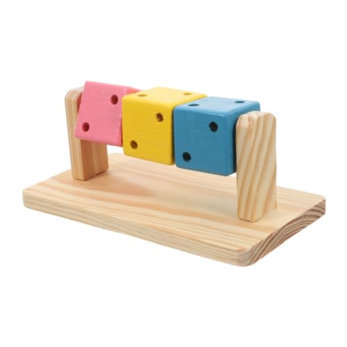 FUTUREORYY Hamster Kauspielzeug Aus Holz Natürliches Meerschweinchen Zur Zahnpflege Für Zwerghamster Ratten Und Mäuse Stimuliert Und Sorgt Für Gesunde Zähne Wiederverwendbar von FUTUREORYY
