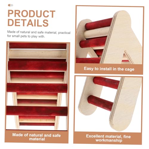 FUTUREORYY Hamster Leiter Holzspielzeug Natürliche Kletterleiter für Zwerghamster Chinchilla Kleintiere Dekoratives Kletterspielzeug Robust und Installieren FUTUREORYY Hamster Leiter Holzspielzeug Natürliche Kletterleiter für Zwerghamster Chinchilla Kleintiere Dekoratives Kletterspielzeug Robust und Installieren von FUTUREORYY