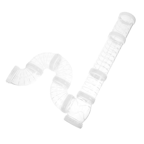 FUTUREORYY Hamster Röhren Set Transparent Leichtes Sicheres DIY Tunnel für Hamster Mäuse Kleine Tiere Externes Sporttunnel Zubehör zur Käfig Erweiterung Fördert Bewegung Aktivität FUTUREORYY Hamster Röhren Set Transparent Leichtes Sicheres DIY Tunnel für Hamster Mäuse Kleine Tiere Externes Sporttunnel Zubehör zur Käfig Erweiterung Fördert Bewegung Aktivität von FUTUREORYY