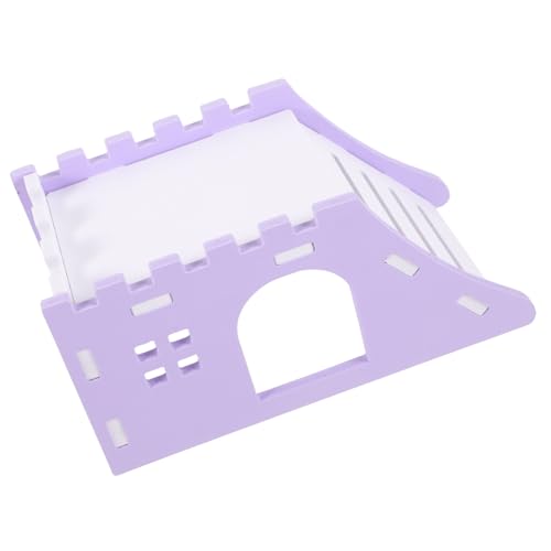 FUTUREORYY Hamster Spielhaus mit Kletterleiter aus Robustem PVC Multifunktionales Versteck und Schlafplatz für Kleine Hamster und Kleintiere Langlebiges Kauspielzeug für Innenkäfige FUTUREORYY Hamster Spielhaus mit Kletterleiter aus Robustem PVC Multifunktionales Versteck und Schlafplatz für Kleine Hamster und Kleintiere Langlebiges Kauspielzeug für Innenkäfige von FUTUREORYY