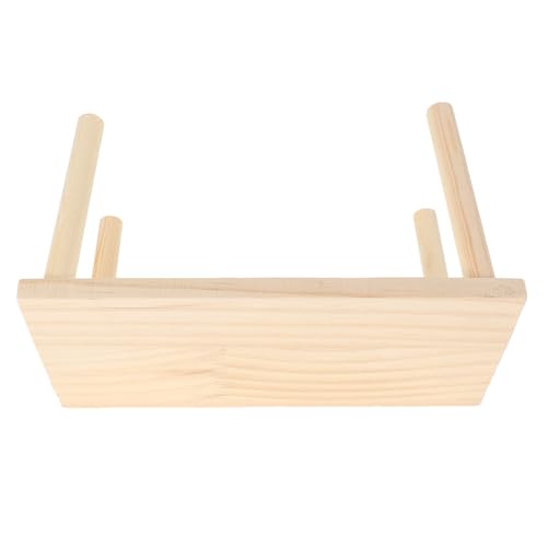 FUTUREORYY Hamster Spielplattform Aus Holz Sichere Und Langlebige Meerschweinchen Für Kleine Haustierkäfige Stilvolles Design Fördert Aktivität Und Unterhaltung Für Hamster von FUTUREORYY