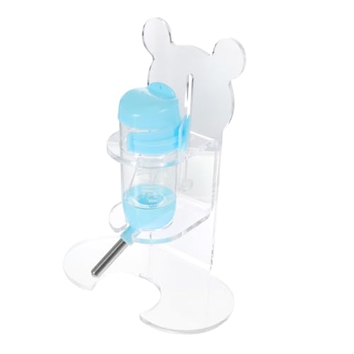 FUTUREORYY Hamster Trinkflasche mit Verstellbarem Acrylhalter Auslaufsicherer Wasserspender für Kleintiere Geeignet für Hamster Meerschweinchen Igel und Andere Kleine Haustiere Teiliges von FUTUREORYY
