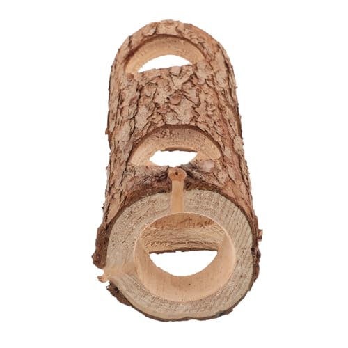 FUTUREORYY Hamster Tunnel Kauspielzeug aus Sicherem Naturholz Robustes Versteck und Spielröhre für Kleine Haustiere Wie Meerschweinchen Ratten und Kaninchen Langlebiges Kleintier FUTUREORYY Hamster Tunnel Kauspielzeug aus Sicherem Naturholz Robustes Versteck und Spielröhre für Kleine Haustiere Wie Meerschweinchen Ratten und Kaninchen Langlebiges Kleintier von FUTUREORYY