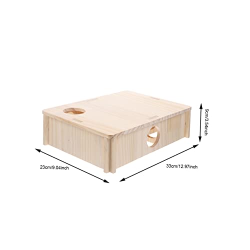 FUTUREORYY Hamster Versteck Labyrinth Holzspielzeug Mehrkammer Versteckhaus für Kleine Haustiere Vielseitig Nutzbar Robust und Sicher aus Natürlichem Holz FUTUREORYY Hamster Versteck Labyrinth Holzspielzeug Mehrkammer Versteckhaus für Kleine Haustiere Vielseitig Nutzbar Robust und Sicher aus Natürlichem Holz von FUTUREORYY