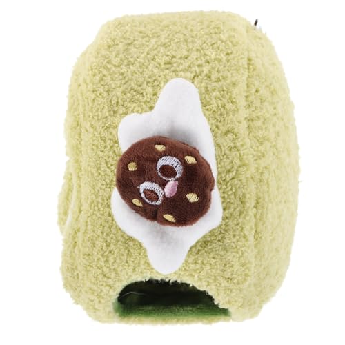 FUTUREORYY Hamster winterbett aus Baumwolle Kuscheliges Versteckhaus Wärmendes Nest für Kleine Tiere Multifunktionales Hamster Spiel Rückzugsbereich in Rollform Grün von FUTUREORYY