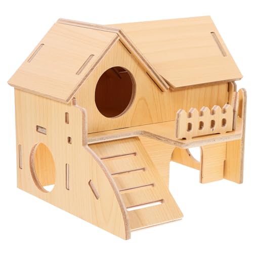 FUTUREORYY Hamsterhaus aus Holz Kleines Haustier Versteck Mehrstöckiges Hamster holzhaus für Innenbereich Multifunktionales Kleintierhaus Geeignet für Hamster Meerschweinchen Kleine FUTUREORYY Hamsterhaus aus Holz Kleines Haustier Versteck Mehrstöckiges Hamster holzhaus für Innenbereich Multifunktionales Kleintierhaus Geeignet für Hamster Meerschweinchen Kleine von FUTUREORYY