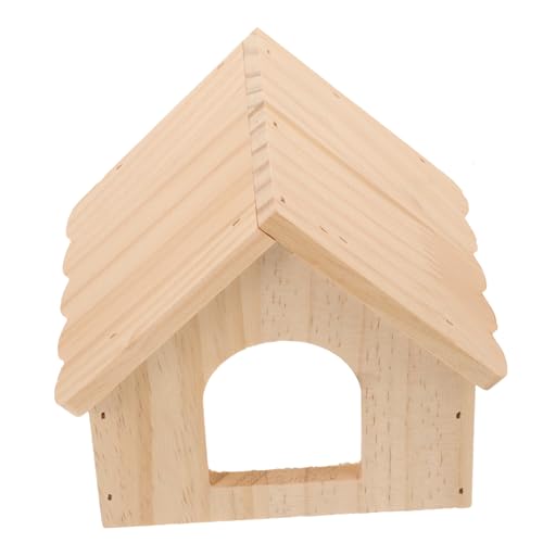 FUTUREORYY Hamsterhaus aus Holz für Kleintiere Entzückendes Rattenversteck für Hamster Meerschweinchen und Kleine Haustiere Langlebig und Verschleißfest Ergänzung FUTUREORYY Hamsterhaus aus Holz für Kleintiere Entzückendes Rattenversteck für Hamster Meerschweinchen und Kleine Haustiere Langlebig und Verschleißfest Ergänzung von FUTUREORYY