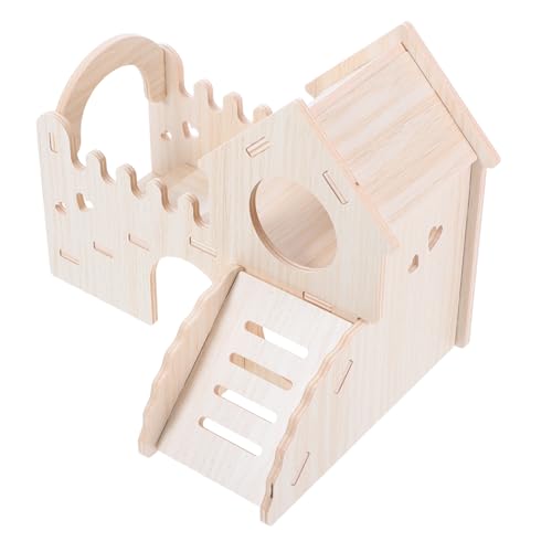FUTUREORYY Hamsterhütte Hamster Holzhaus Doppelschicht Hamsterhaus Naturholz Hamsterhaus Hamster Holzversteck Hamster Aktivitäten Kleintierversteck Kletterleiter Rutsche hölzern Khaki FUTUREORYY Hamsterhütte Hamster Holzhaus Doppelschicht Hamsterhaus Naturholz Hamsterhaus Hamster Holzversteck Hamster Aktivitäten Kleintierversteck Kletterleiter Rutsche hölzern Khaki von FUTUREORYY