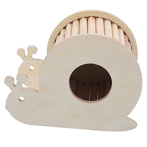 FUTUREORYY Hamsternest Versteck Meerschweinchenkäfig Hamsterspielzeug Kleines Kleintierleiter Haustier Für Meerschweinchen Hamster Gehege Drinnen Tunnel Für Hamster Hölzern von FUTUREORYY