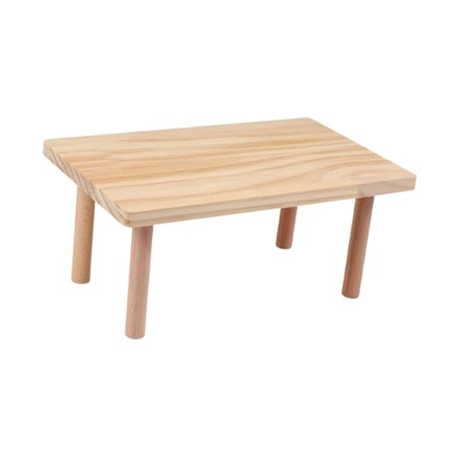 FUTUREORYY Hamsterplattform Hamsterbrücke Igelkäfigzubehör Frettchenkäfigzubehör Hamsterständer Hamsteraktivität Hamstererkundung Chinchilla Aktivität Spielplatz Aus Holz von FUTUREORYY