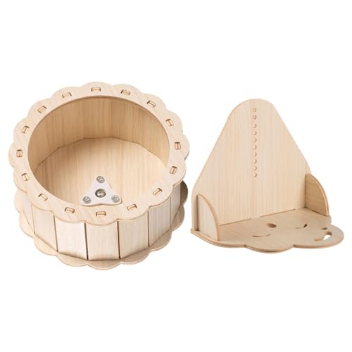 FUTUREORYY Hamsterrad Holz Laufrad Leises Übungsrad für Hamster Chinchillas Kleintiere mit Wolkenständer Geräuschlos Glatt Sichere Aktivitätsspielzeug FUTUREORYY Hamsterrad Holz Laufrad Leises Übungsrad für Hamster Chinchillas Kleintiere mit Wolkenständer Geräuschlos Glatt Sichere Aktivitätsspielzeug von FUTUREORYY