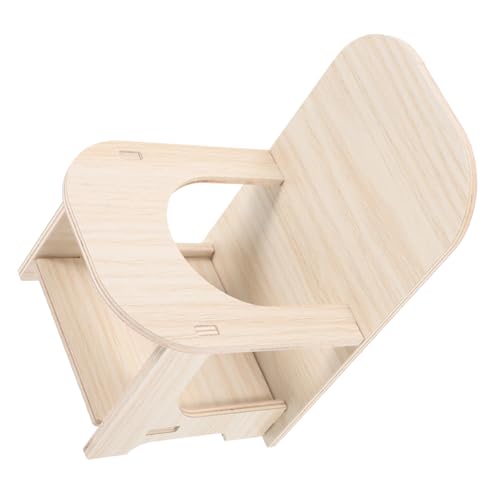 FUTUREORYY Hamsterstuhl aus Holz für Hamster und Kleine Nager Langlebiges Käfigzubehör für Mäuse und Meerschweinchen Entzückendes Design für Haustierfotografie FUTUREORYY Hamsterstuhl aus Holz für Hamster und Kleine Nager Langlebiges Käfigzubehör für Mäuse und Meerschweinchen Entzückendes Design für Haustierfotografie von FUTUREORYY