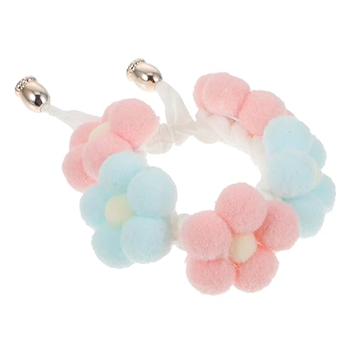 FUTUREORYY Handgefertigtes Haustierhalsband Verstellbares Bequemes und Leichtes Katzen und Hundehalsband mit Blumenmuster für Stilvolle Haustierkostüme von FUTUREORYY