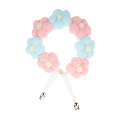 FUTUREORYY Handgefertigtes Haustierhalsband für Katzen und Kleine Verstellbares Niedliches Blumenmuster für Accessoire für Modebewusste Haustierbesitzer FUTUREORYY Handgefertigtes Haustierhalsband für Katzen und Kleine Verstellbares Niedliches Blumenmuster für Accessoire für Modebewusste Haustierbesitzer von FUTUREORYY