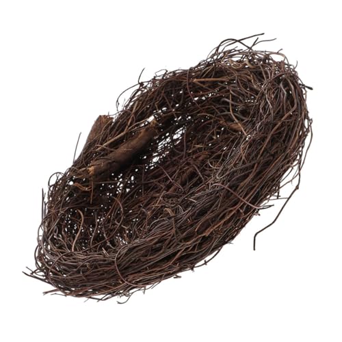 FUTUREORYY Handgefertigtes Rattan Vogelnest Handgewebter Vogelhorst Deko für Innen Außen Natürliche Rustikale Vogelhaus Dekoration für Garten und Wohnräume FUTUREORYY Handgefertigtes Rattan Vogelnest Handgewebter Vogelhorst Deko für Innen Außen Natürliche Rustikale Vogelhaus Dekoration für Garten und Wohnräume von FUTUREORYY