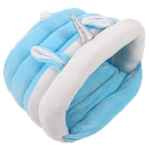 FUTUREORYY Hauskatzenbetten Für Hauskatzen Nest Hello Fuzzy Nap Ästhetisches Warmes Kätzchenbett Katzenschlafbett Katzenkäfig Blauer Stoff FUTUREORYY Hauskatzenbetten Für Hauskatzen Nest Hello Fuzzy Nap Ästhetisches Warmes Kätzchenbett Katzenschlafbett Katzenkäfig Blauer Stoff von FUTUREORYY