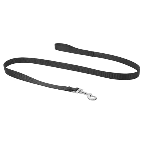 FUTUREORYY Haustier-Leine Hundeleine einziehbar Lange Hundeleine Hundekette Hundeseil führen Zugseil für Hundespaziergänge Hochleistungswanderung Zugseil für Hundeläufer Nylon Schwarz von FUTUREORYY