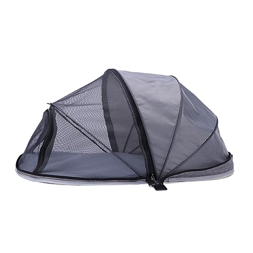 FUTUREORYY Haustier Outdoor Für Katzen Und Atmungsaktive Hundetragematte Für Reisen Im Auto Und LKW Faltbarer Haustierzwinger Half Mesh von FUTUREORYY