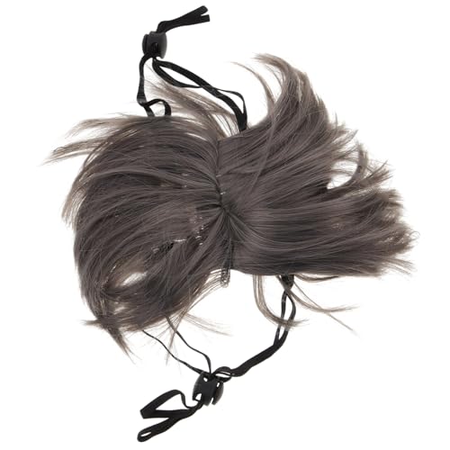 FUTUREORYY Haustier Perücke Hund Partybevorzugung künstliche Tierhaardekoration Perücke für Hund hundezubehör katzenmütze hundekopf Dekoration Cosplay-Haustier-Perücke Nylonfaser Dark Grey FUTUREORYY Haustier Perücke Hund Partybevorzugung künstliche Tierhaardekoration Perücke für Hund hundezubehör katzenmütze hundekopf Dekoration Cosplay-Haustier-Perücke Nylonfaser Dark Grey von FUTUREORYY