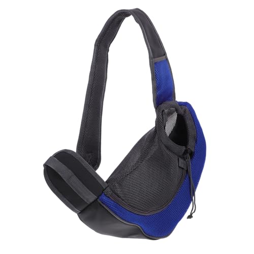 FUTUREORYY Haustier Schultertasche aus Polyester Umhängetasche für Kleine und Katzen S Dunkelblau für Transport Unterwegs Modisches Design Langlebig von FUTUREORYY