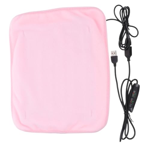 FUTUREORYY Heizkissen für Haustiere Hundeheizkissen drinnen Froschheizkissen Katze heizkissen beheiztes katzenbett Heizkissen für Hunde Reptilien-Wärmekissen Polyester Rosa von FUTUREORYY