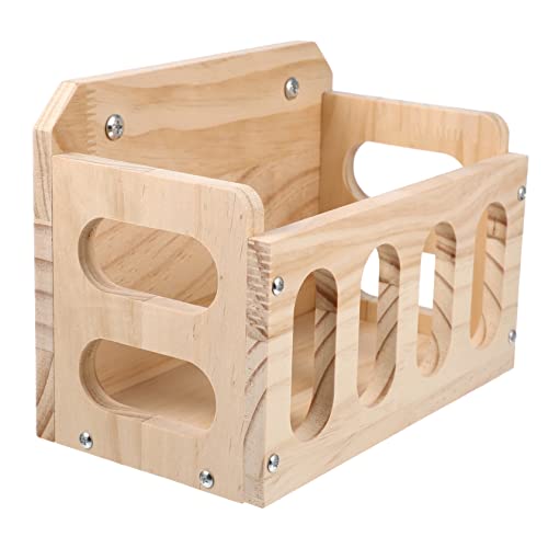 FUTUREORYY Heu Futterspender Aus Holz Einstellbarer Heu Rack Für Kleine Haustiere Für Meerschweinchen Und Chinchillas Mit Fixierdesign Zu Installieren von FUTUREORYY