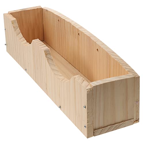 FUTUREORYY Holz Heu Rack Für Kleintiere Stabiler Futterspender Für Chinchillas Meerschweinchen Heuwaste Zu Installieren Langlebig Und Sicher Für Haustiere von FUTUREORYY