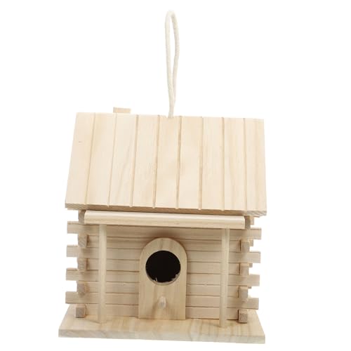 FUTUREORYY Holz Vogelhaus Nistkasten für Atmungsaktives für Garten Hängendes Vogelhaus für Wellensittiche und Papageien und Langlebig mit Praktischem Verschlussdesign FUTUREORYY Holz Vogelhaus Nistkasten für Atmungsaktives für Garten Hängendes Vogelhaus für Wellensittiche und Papageien und Langlebig mit Praktischem Verschlussdesign von FUTUREORYY