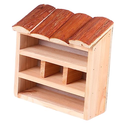 FUTUREORYY Holz Vogelhaus für Atmungsaktives Vogelheim für Drinnen und Draußen Design Bietet Schutz Witterungseinflüssen für Vogelliebhaber und Naturliebhaber von FUTUREORYY