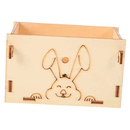 FUTUREORYY Holzhalter Futterspender für Kaninchen und Meerschweinchen Abriebfest Multifunktional Kompakt und Langlebig Glatte Oberfläche Einfache Reinigung Geeignet für Kleine Haustiere Wie von FUTUREORYY