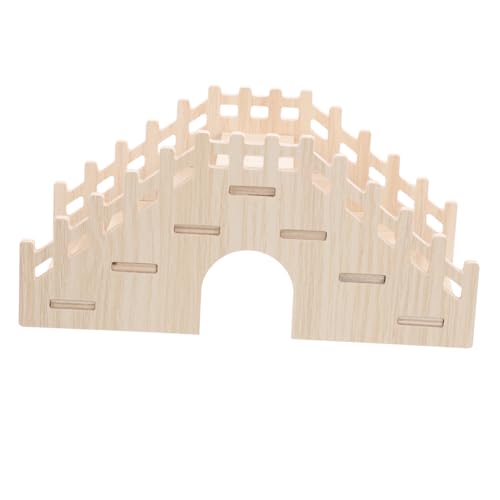 FUTUREORYY Holzleiter Für Hamster Und Kleintiere Kletterleiter Aus Massivem Holz Für Nager Rennmäuse Und Gesunde Spielumgebung Und Fördert Bewegung von FUTUREORYY