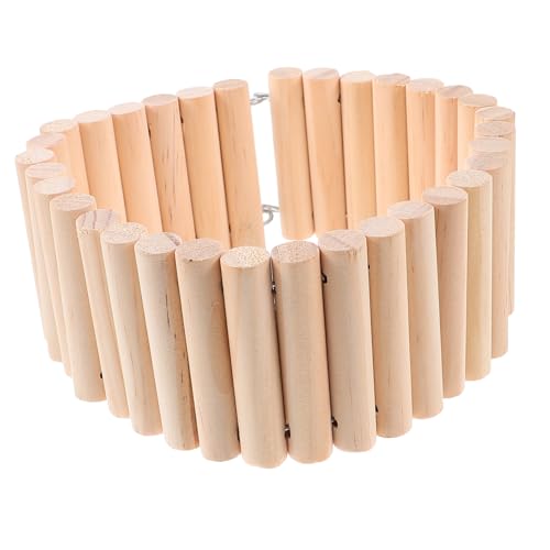 FUTUREORYY Holzleiter für Kleintiere für Hamster Ratten Mäuse Robustes Kletterspielzeug Vielseitige Hängebrücke Bewegung und Wohlbefinden von FUTUREORYY