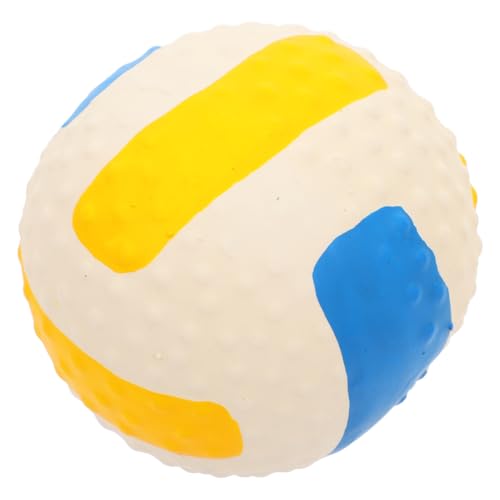 FUTUREORYY Hüpfball-hundespielzeug Quietschend Quietscher Für Hundespielzeug Lustige Hundespielzeuge Ballspielzeug Für Hunde Interaktiver Hund Für Welpen Haustier Weiß Emulsion von FUTUREORYY