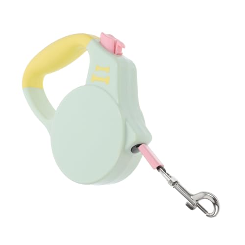 FUTUREORYY Hundeleine Hund führt Rollleine für kleine Hunde Welpe Klebeband für Haustiere Hundespaziergang hundezubehör Haustierleine Ausziehbare Leine für große Hunde Kieselgel Yellow von FUTUREORYY