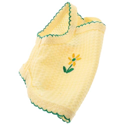 FUTUREORYY Hundeshirt Atmungsaktiv für Kleine Waschbares Leichtes Haustierbekleidungsstück mit Floralen Stickereien in Gelb für Outdoor Aktivitäten und Tägliches FUTUREORYY Hundeshirt Atmungsaktiv für Kleine Waschbares Leichtes Haustierbekleidungsstück mit Floralen Stickereien in Gelb für Outdoor Aktivitäten und Tägliches von FUTUREORYY