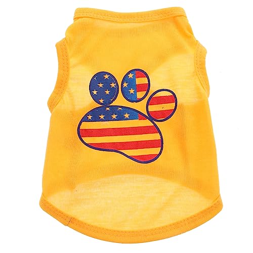 FUTUREORYY Hundeshirt für Kleine Atmungsaktive Sommerweste mit Us Flaggenmuster für Bequemes Baumwollmaterial Süßes Design für Besondere Anlässe S FUTUREORYY Hundeshirt für Kleine Atmungsaktive Sommerweste mit Us Flaggenmuster für Bequemes Baumwollmaterial Süßes Design für Besondere Anlässe S von FUTUREORYY