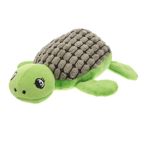 FUTUREORYY Hundespielzeug Plüsch Schildkröte Quietschendes Kauspielzeug für Welpen und Hunde Robustes Interaktives Haustierspielzeug zur Beschäftigung und Zahnpflege Geeignet für Kleine bis von FUTUREORYY