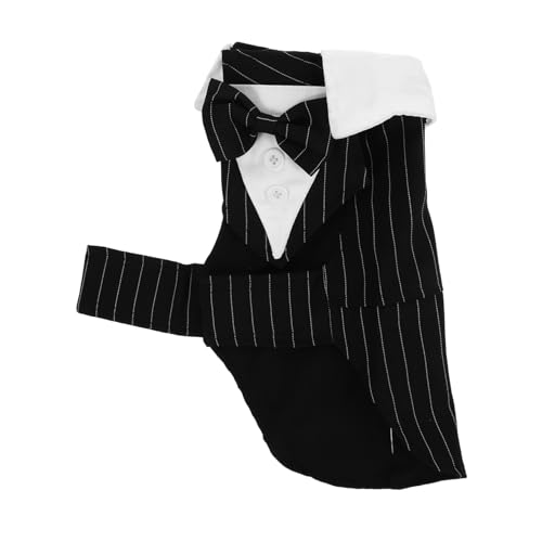 FUTUREORYY Hundetuxedo für Besondere Anlässe Outfit mit Fliege für Hochzeiten Partys und Feiertage Stilvolles Design für Kleine von FUTUREORYY