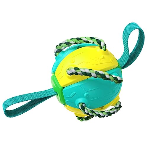 FUTUREORYY Interaktives Kauspielzeug für Welpen Wurfball mit Baumwollseilen für Drinnen und Draußen Fördert die Geistige und Körperliche Gesundheit Hundes FUTUREORYY Interaktives Kauspielzeug für Welpen Wurfball mit Baumwollseilen für Drinnen und Draußen Fördert die Geistige und Körperliche Gesundheit Hundes von FUTUREORYY