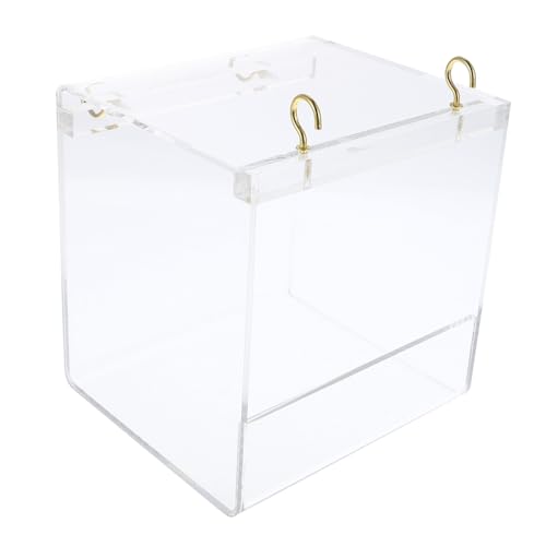 FUTUREORYY Käfig Vogelbadewanne für Wellensittiche Transparentes Kreatives Design für Spaß Beim und Langlebige Vogelbadewanne Installieren und Sicher im Gebrauch Vogelkäfige Zubehör für FUTUREORYY Käfig Vogelbadewanne für Wellensittiche Transparentes Kreatives Design für Spaß Beim und Langlebige Vogelbadewanne Installieren und Sicher im Gebrauch Vogelkäfige Zubehör für von FUTUREORYY