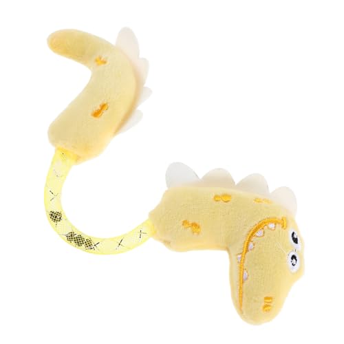 FUTUREORYY Kätzchenspielzeug Plüsch Dinosaurier für Interaktive Zahnreinigung und Krallenpflege Fördert Selbstständiges und Körperliche Aktivität für Katzenbabys von FUTUREORYY