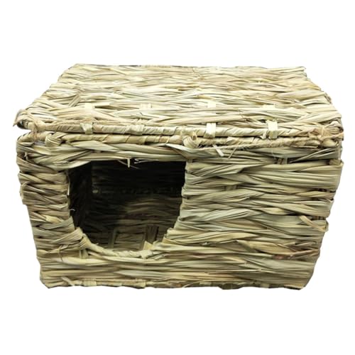 FUTUREORYY Kaninchenhaus für Kleine Haustiere Halboffene Atmungsaktive Schlafstätte aus Natürlichen Materialien für Meerschweinchen Chinchillas und Andere Kleintiere Gemütlicher Rückzugsort FUTUREORYY Kaninchenhaus für Kleine Haustiere Halboffene Atmungsaktive Schlafstätte aus Natürlichen Materialien für Meerschweinchen Chinchillas und Andere Kleintiere Gemütlicher Rückzugsort von FUTUREORYY