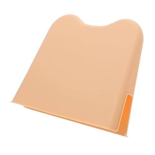 FUTUREORYY Kasten Toilettenwindel für Hunde Hundeklo Zubehör Hundeklo Urin Spritzschutz waschbare Pee -Pads Hundespielzeug Hunde-PIPI-Pad Spritzschild Schutzschild für Katzenstreu Abs Yellow von FUTUREORYY