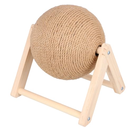 FUTUREORYY Katzen Ball aus Sisal Interaktives Kratzspielzeug für Katzen Bewegung für Wohnung und Garten Schützt Möbel Mittlere FUTUREORYY Katzen Ball aus Sisal Interaktives Kratzspielzeug für Katzen Bewegung für Wohnung und Garten Schützt Möbel Mittlere von FUTUREORYY
