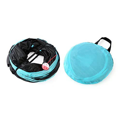 FUTUREORYY Katzen Spieltunnel Faltbar Interaktives Katzenspielzeug S Förmiger Tunnel mit Öffnungen Kreatives Pet Playing Toy für Katzen für Bewegung FUTUREORYY Katzen Spieltunnel Faltbar Interaktives Katzenspielzeug S Förmiger Tunnel mit Öffnungen Kreatives Pet Playing Toy für Katzen für Bewegung von FUTUREORYY