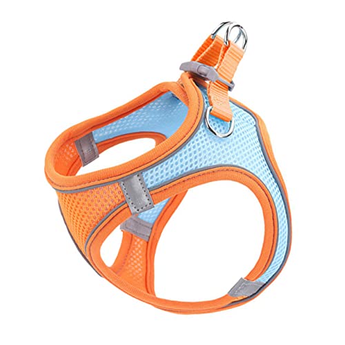 FUTUREORYY Katzengeschirr mit Leine Atmungsaktive Reflektierende Weste für Haustiere Verstellbar Langlebigem Material für und Tägliches Orange FUTUREORYY Katzengeschirr mit Leine Atmungsaktive Reflektierende Weste für Haustiere Verstellbar Langlebigem Material für und Tägliches Orange von FUTUREORYY